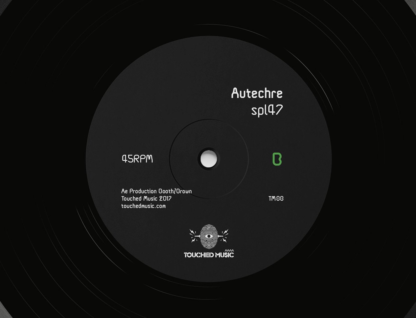 Autechre — JNSN CODE GL16/spl47 12" design with spot gloss