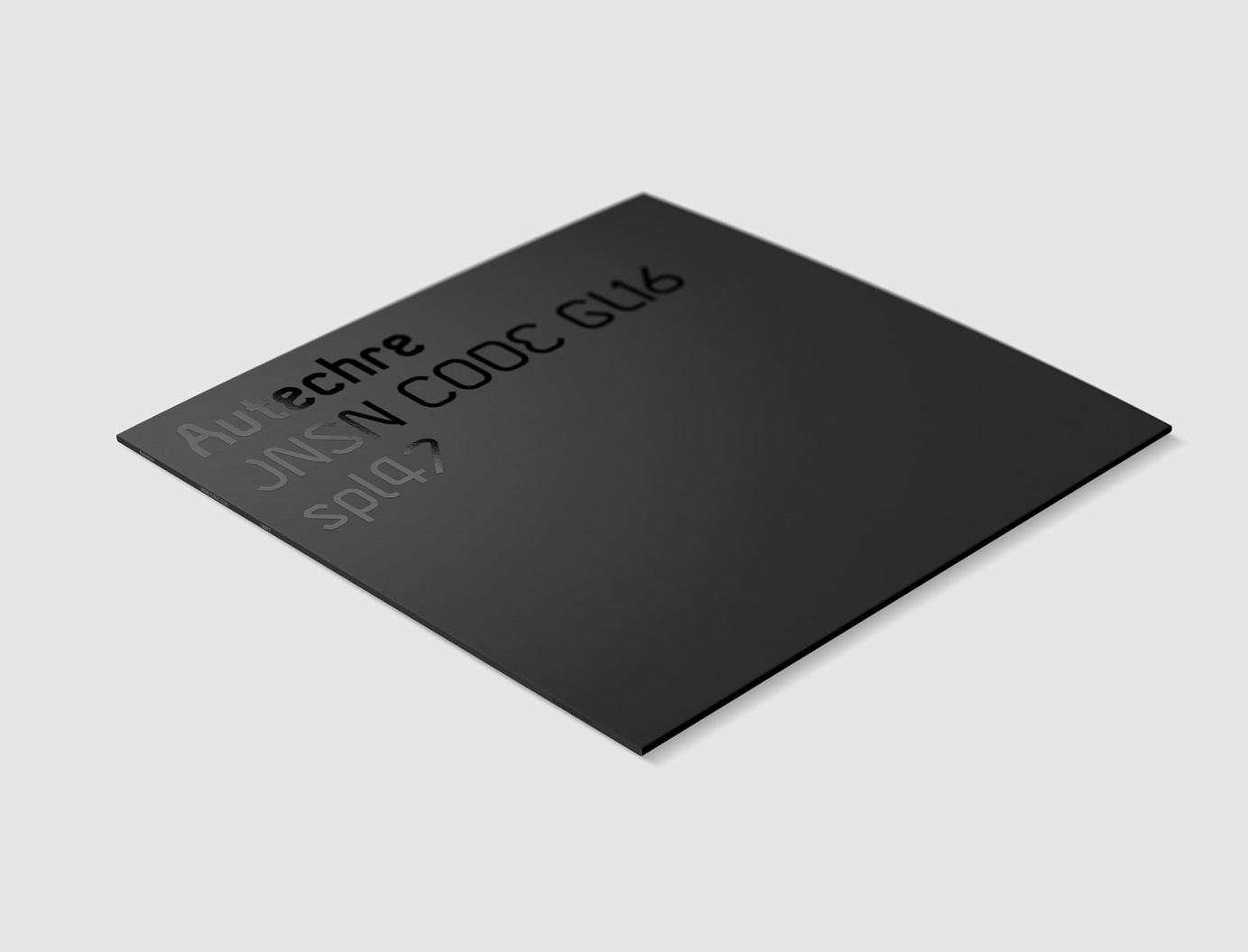 Autechre — JNSN CODE GL16/spl47 12" design with spot gloss