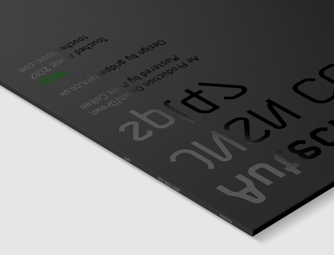 Autechre — JNSN CODE GL16/spl47 12" design with spot gloss