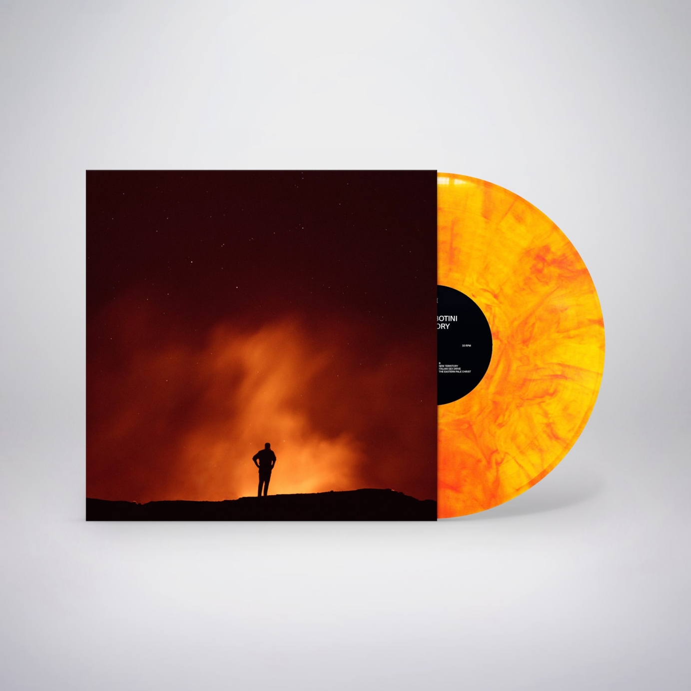 Mockup Arnaud Rebotini LP "New Territory"