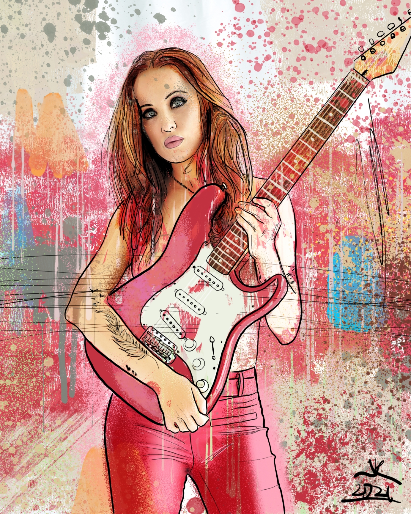 Diana Rein Blues in Pink