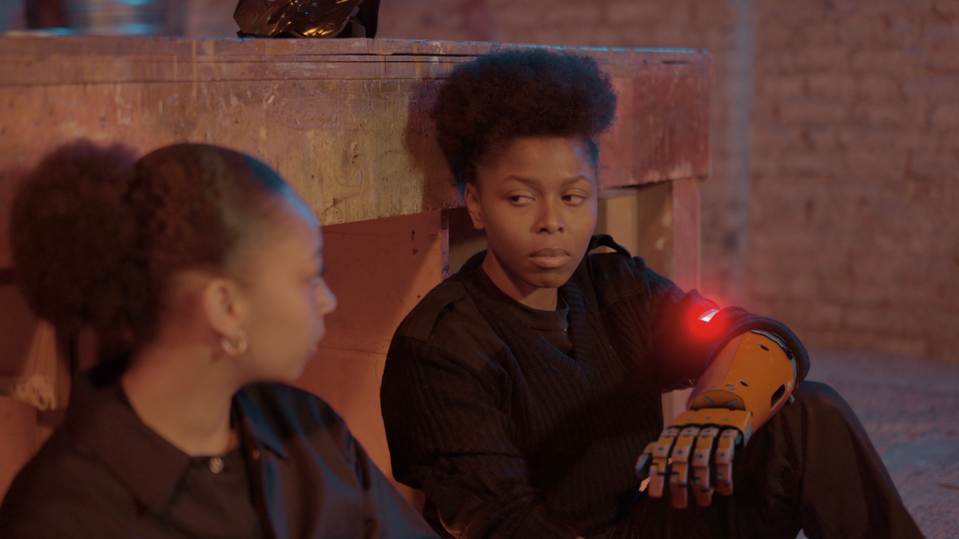 Demonstration of the protagonists CG Arm.