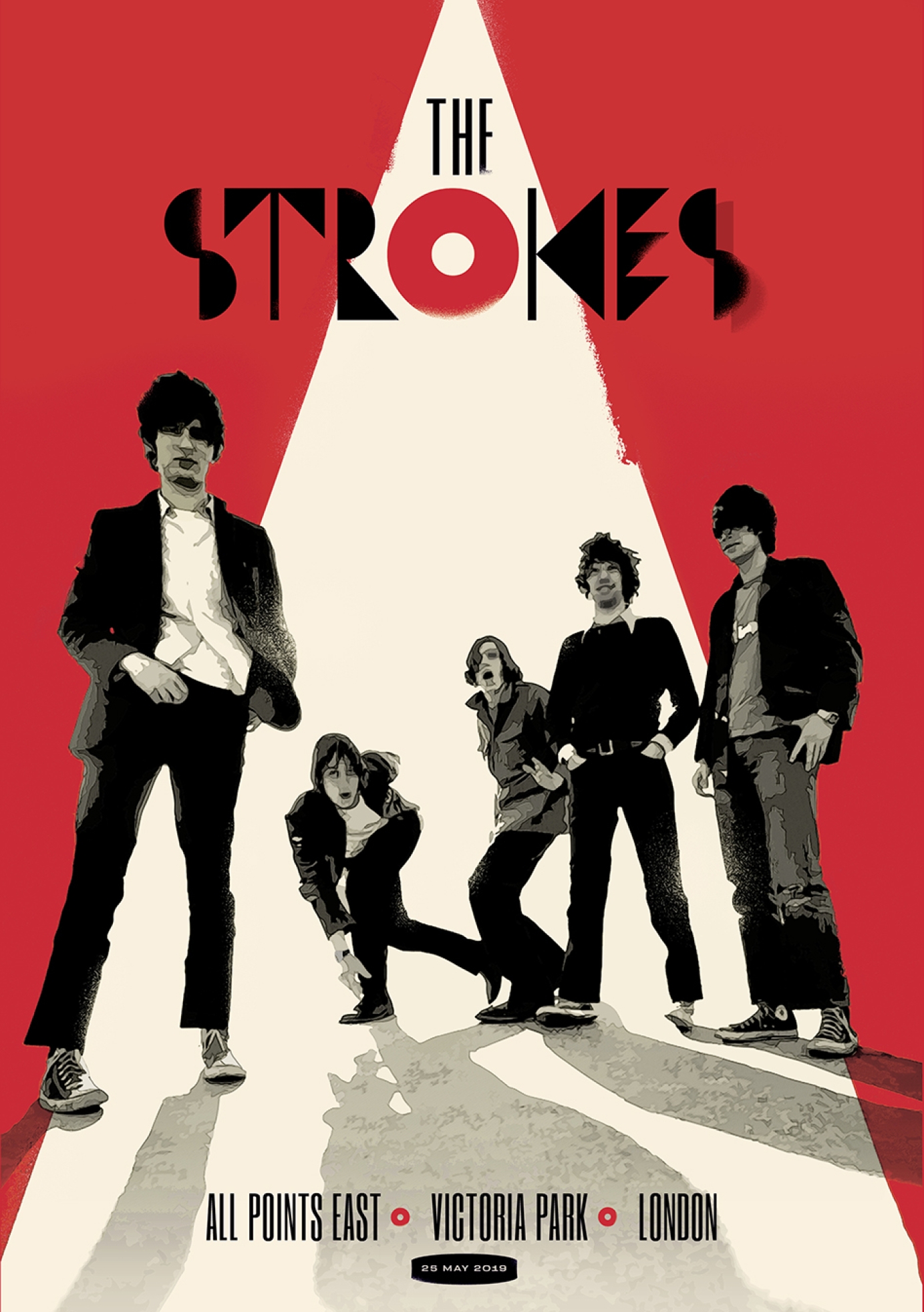 Poster for The Strokes at All Points East