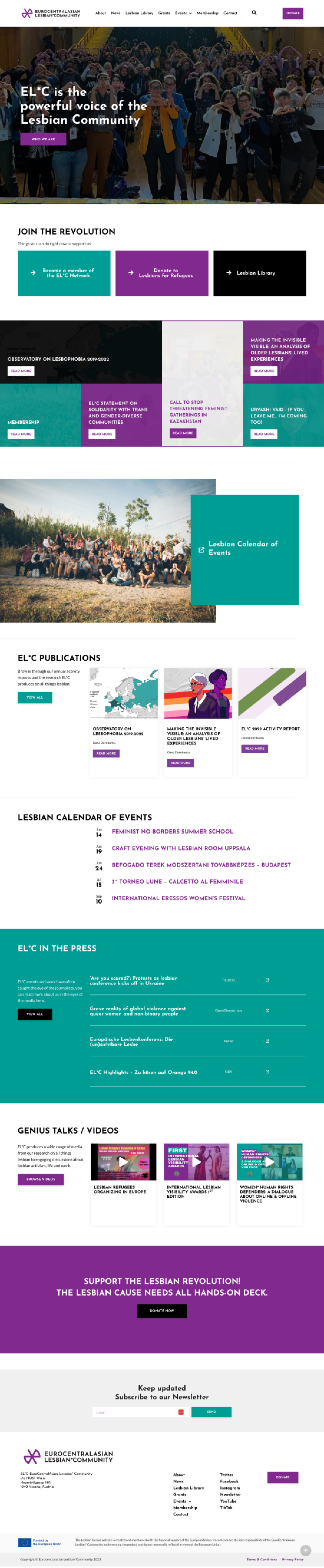 The ELC Website