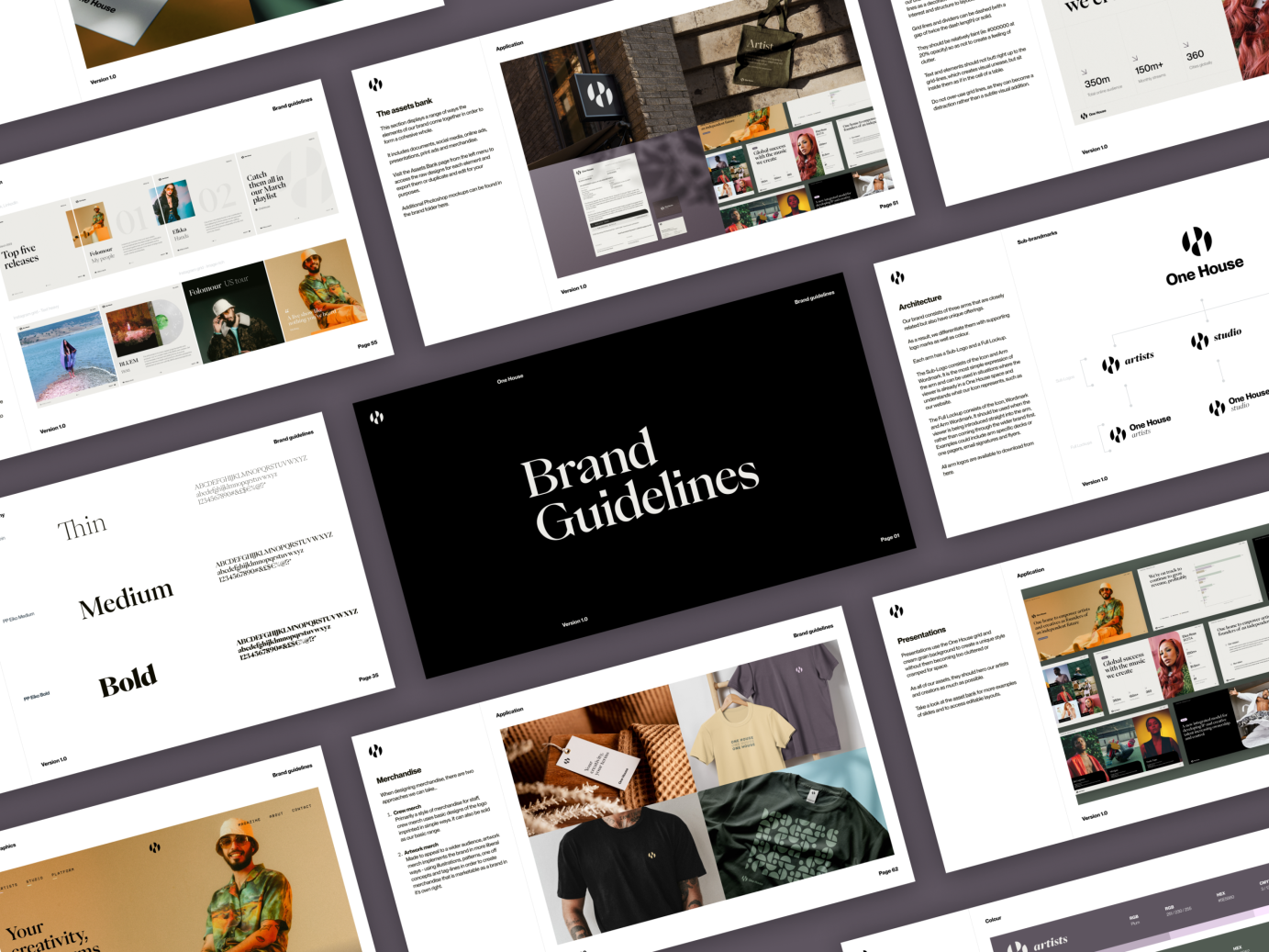 Brand guidelines document