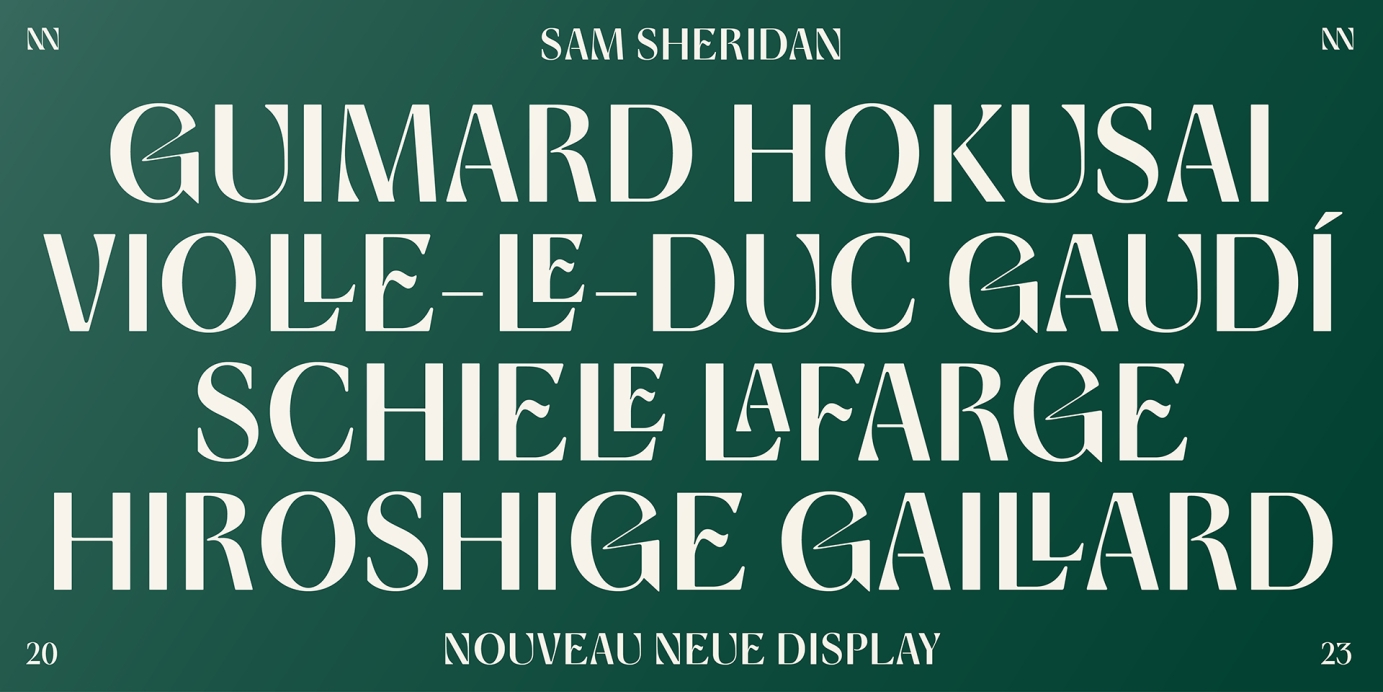 Nouveau Neue Type Design