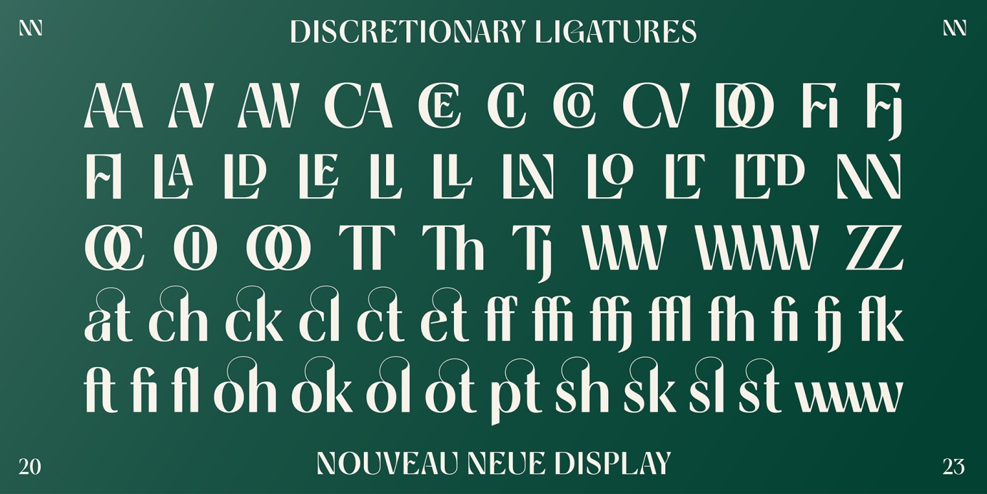 Nouveau Neue Type Design