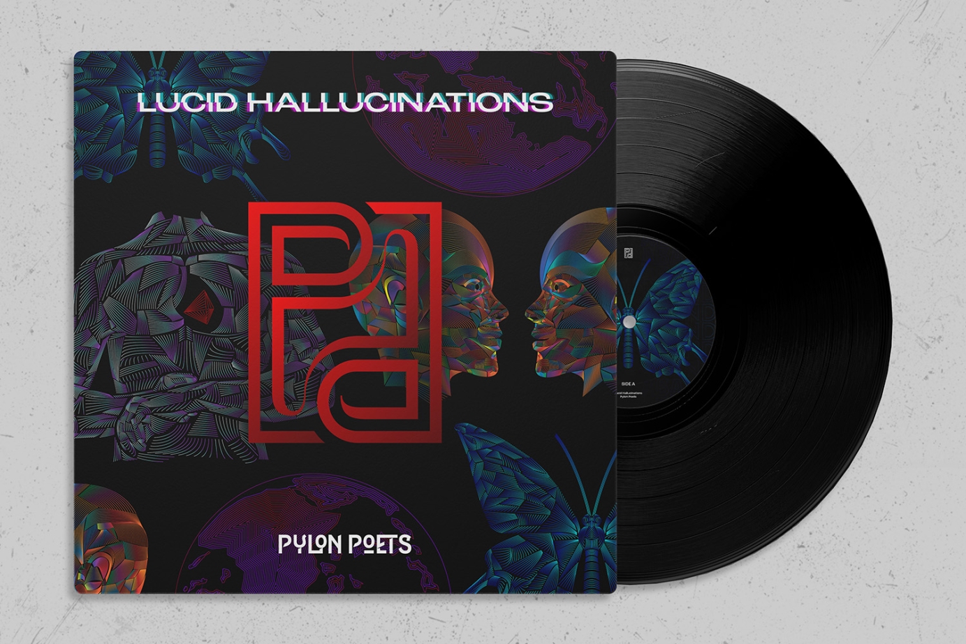 Lucid Hallucinations Album Artwork by Samuel Murray