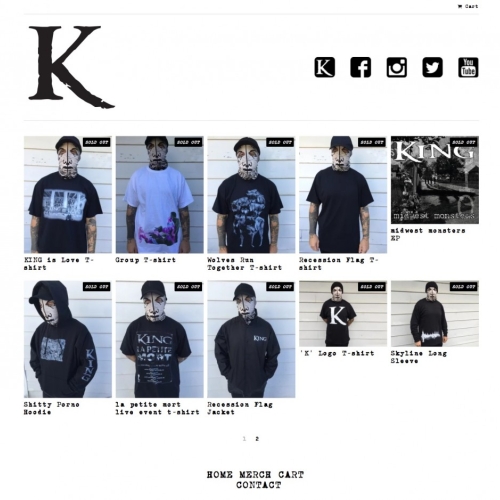 Website for KING 810 by Frequency