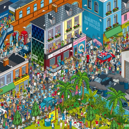 Artwork for George Ezra by Rod Hunt