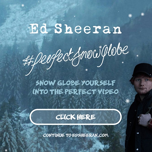Website for Ed Sheeran by include