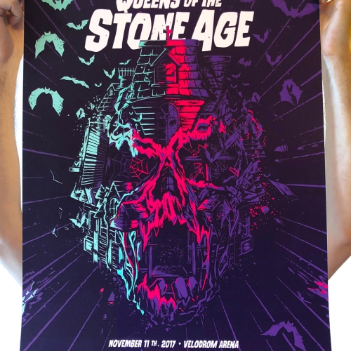 Merchandise for Queens of the Stone Age by Mariano Arcamone