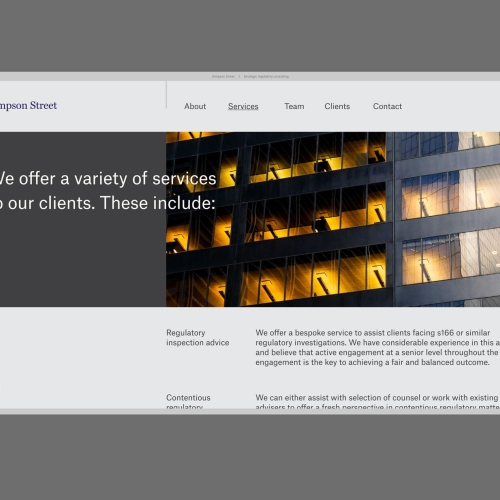 Branding for Simpson Street Consultants