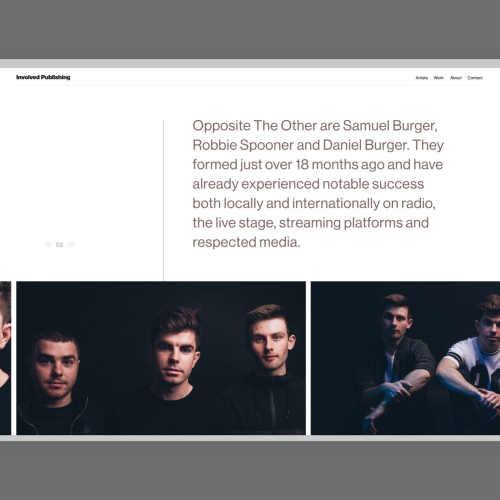 Website for Involved Publishing