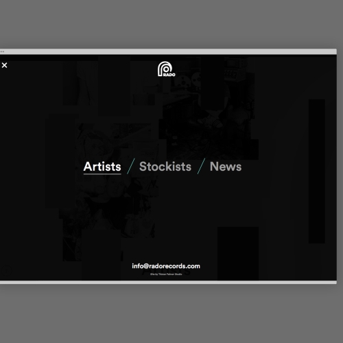 Website for Rado Records