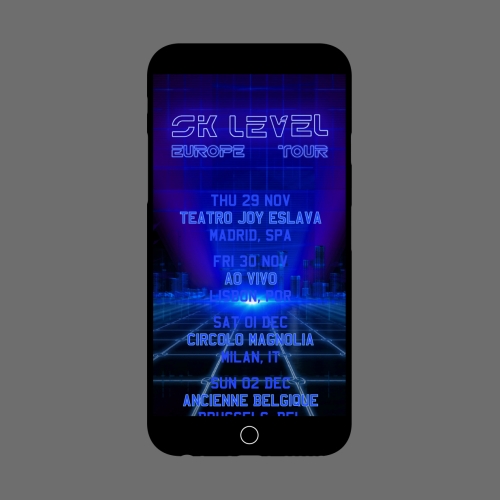 Tour Microsite for Skepta