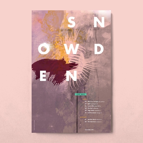 Graphic design for Snowden by TimothyODonnell