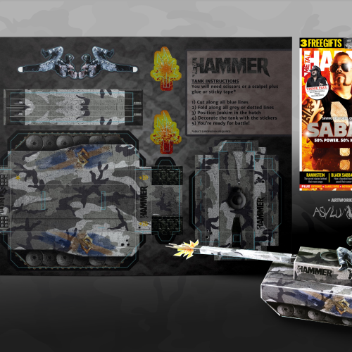 Graphic design for print by ASYLUMseventy7