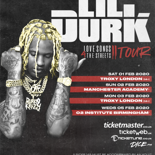 Graphic design for Lil Durk by whelaninho