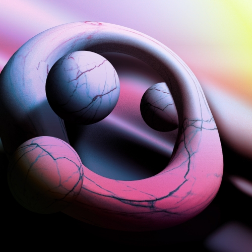 3D Floating Orbs Design