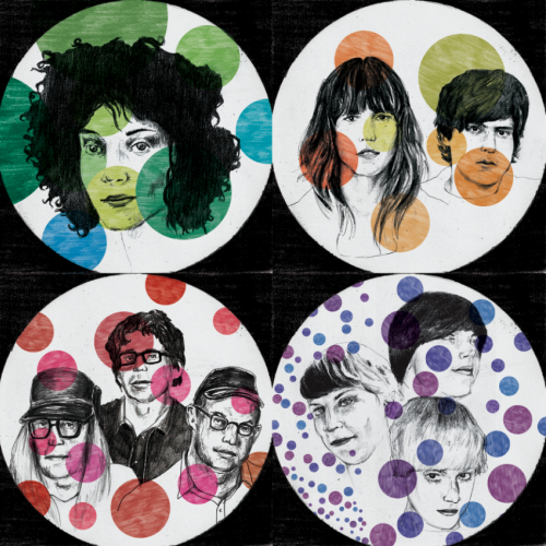 Album review illustrations