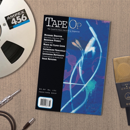 Tape Op magazine cover illustration