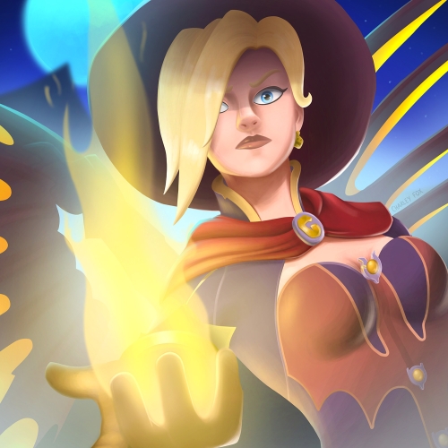 Overwatch - Witch Mercy