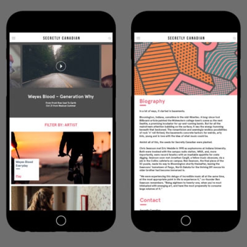 Secretly Canadian Website