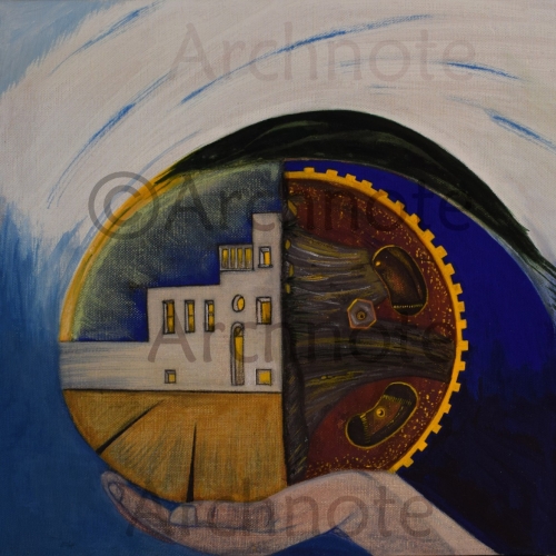 Mixed media design competition entry