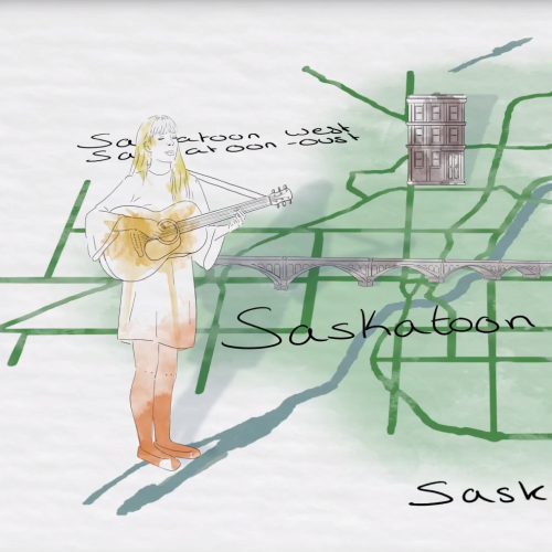 Animation for Joni Mitchell by YMSanimation