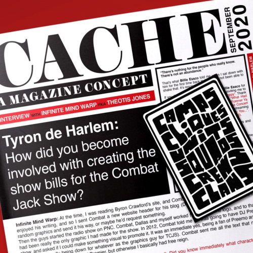 CACHE - A MAGAZINE CONCEPT