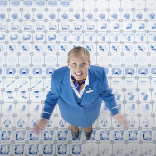 KLM inflight safety video