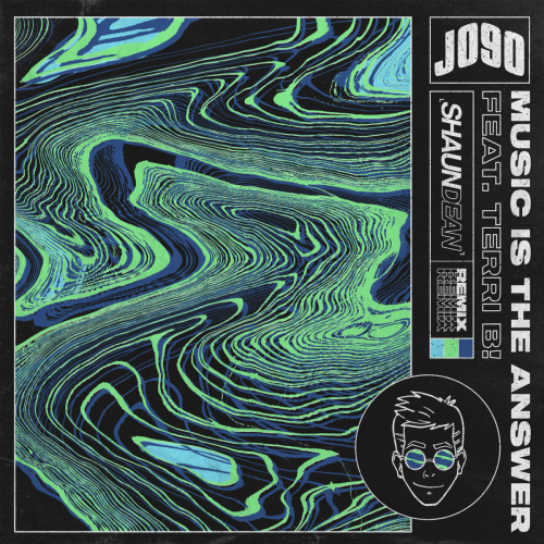 J090 'Music Is The Answer - Remix' Artwork And Social Assets