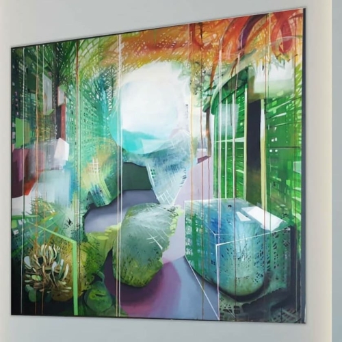 NZ raw glass landscape