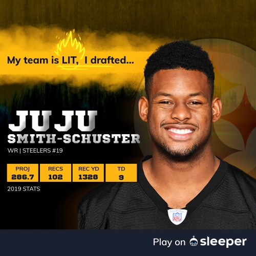 Juju Smith's Sleeper Player Card