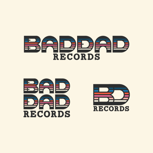 Bad Dad Records Logo Set