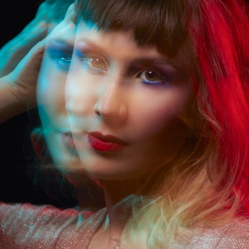 Long exposure 80's look portraits