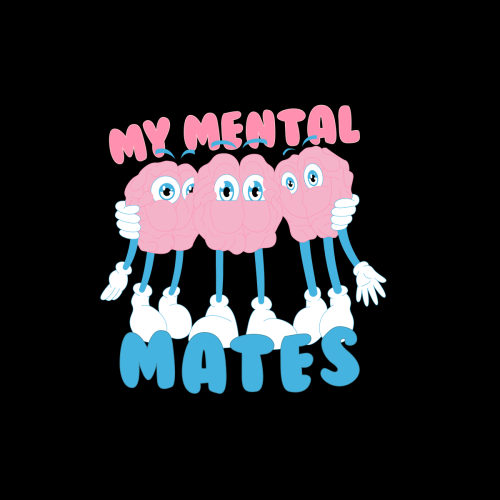 Artwork and Social Media for Podcast 'My Mental Mates'