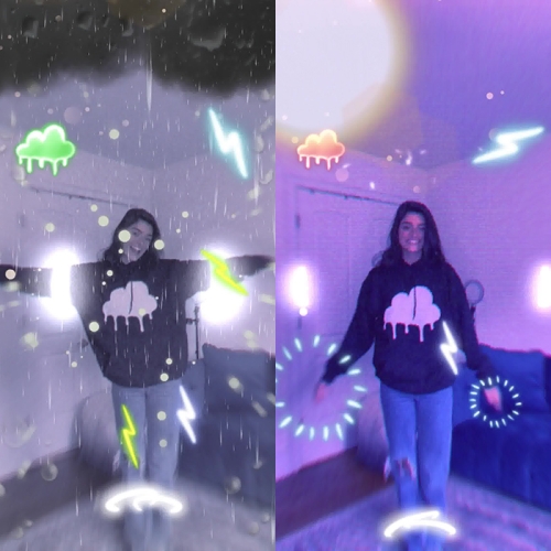 AR Filter | Be Happy by Dixie D'Amelio | Snapchat