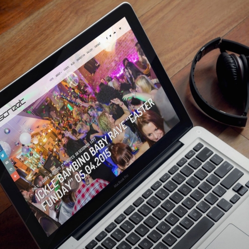 Distreet: Secret Dance Events - Website Project