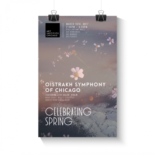 Concert Posters for Oistrakh Symphony of Chicago