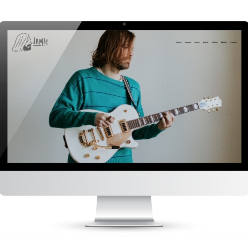 Logo, Branding, Photography, & Website for Jamie Stephens Music