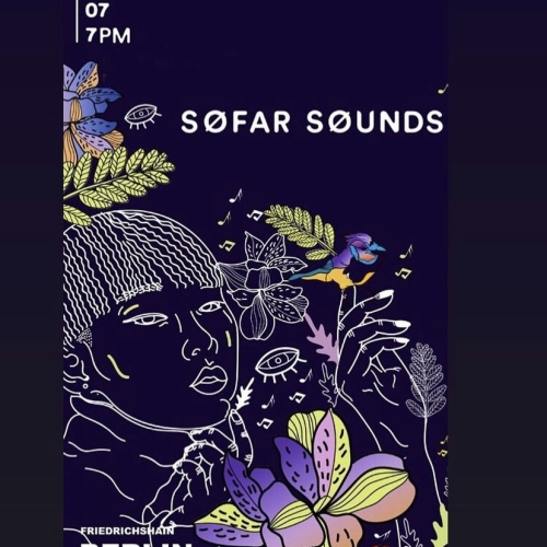 Event poster for Sofar Sounds event Berlin