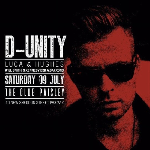 Event poster for The Paisley Club