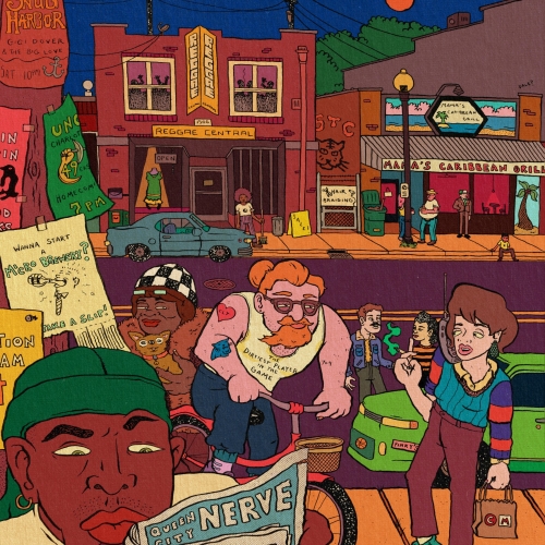 Queen City Nerve Coloring Book Cover