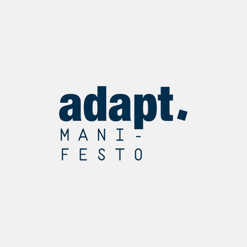 Adapt Manifesto