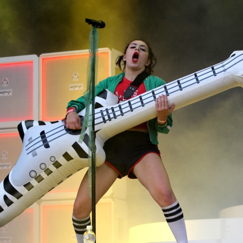 Charli XcX performs at Bestival