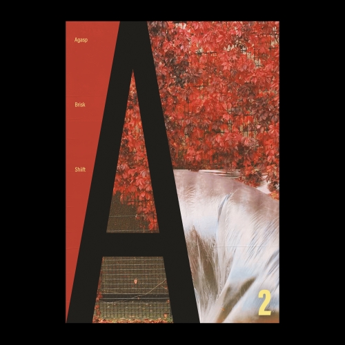 poster design concept using experimental typography and architectural photography