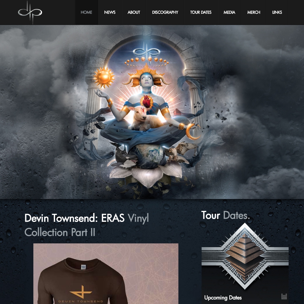 Website for Devin Townsend (2016)