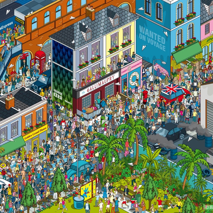 Artwork for George Ezra by Rod Hunt